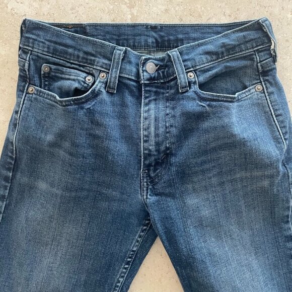 Levi's Men's 514 Straight Fit Dark Wash Jeans, Size W30 L32 - Picture 5 of 7